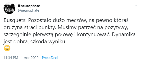 SŁOWA Busquetsa po przegranej z Realem :D